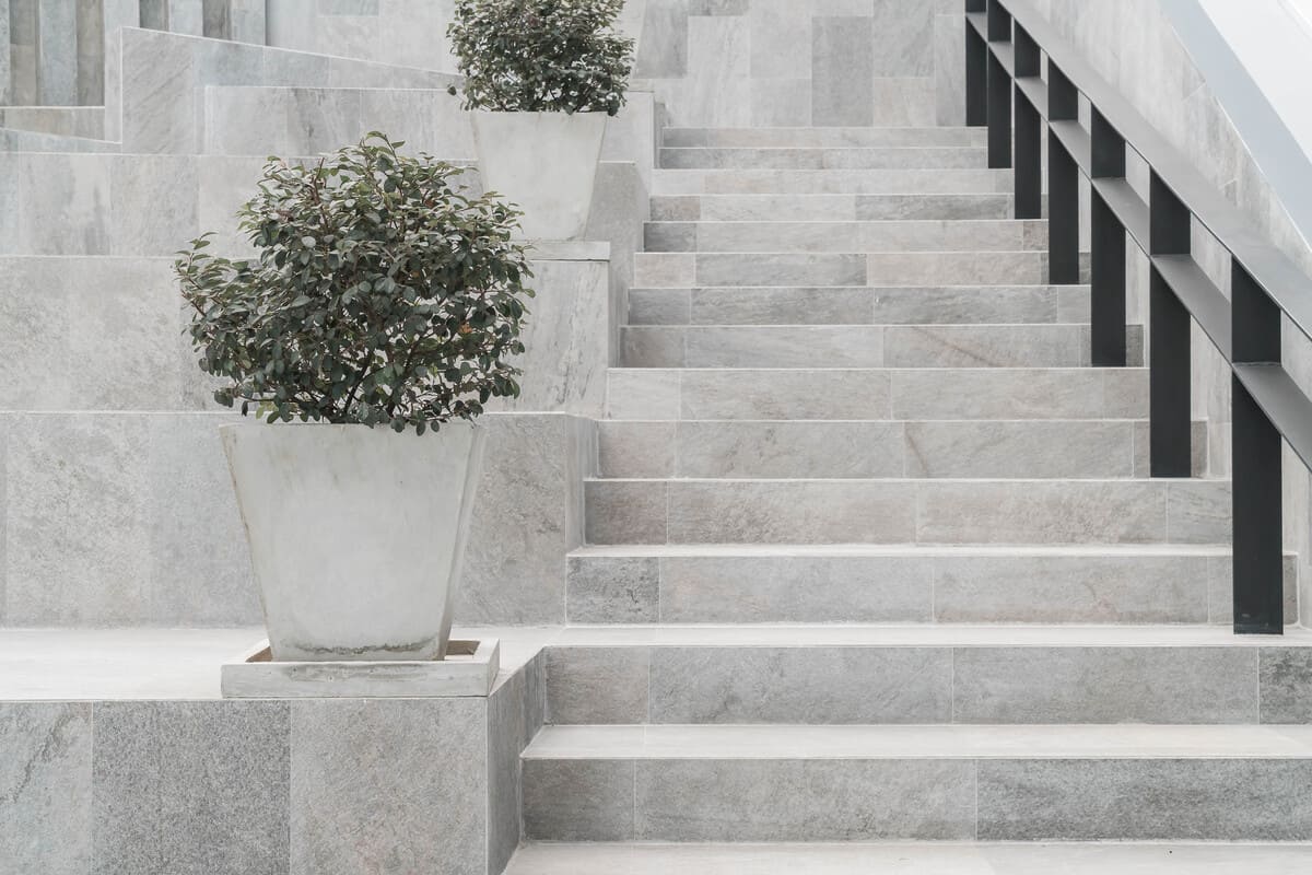 escalera de marmol